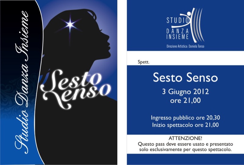 2012- "Sesto Senso" 02/03 Giugno <br> Soddisfazioni premiate per un importante e costruttivo  lavoro accademico
