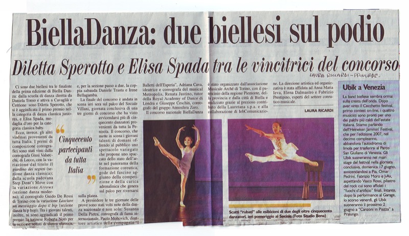  <br> 2007 concorso Biella Danza