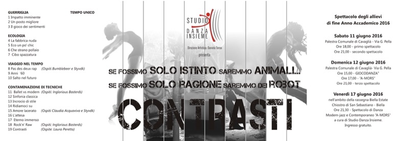 2016 CONTRASTI 11/12 Giugno <br> Cogli l